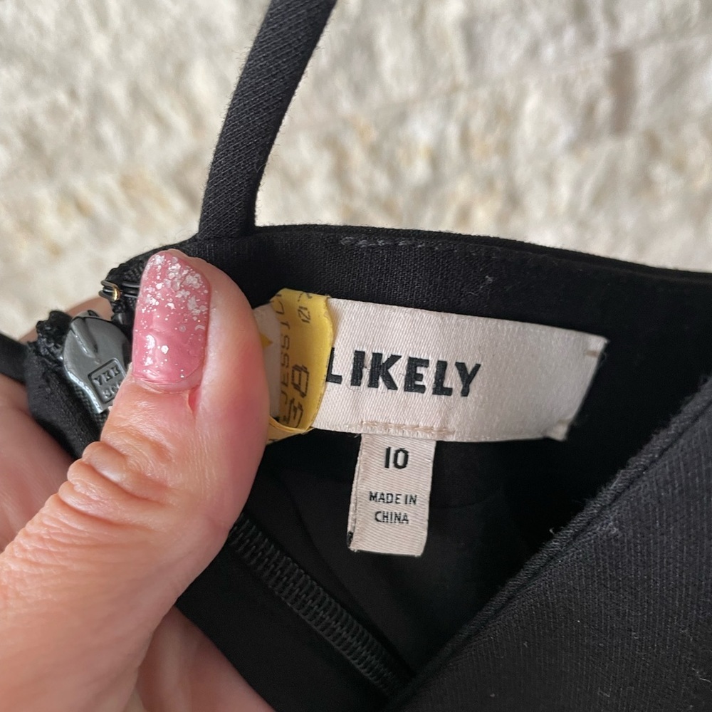 Likely black cocktail dress with‎ spaghetti straps, size 10! - Picture 9 of 11